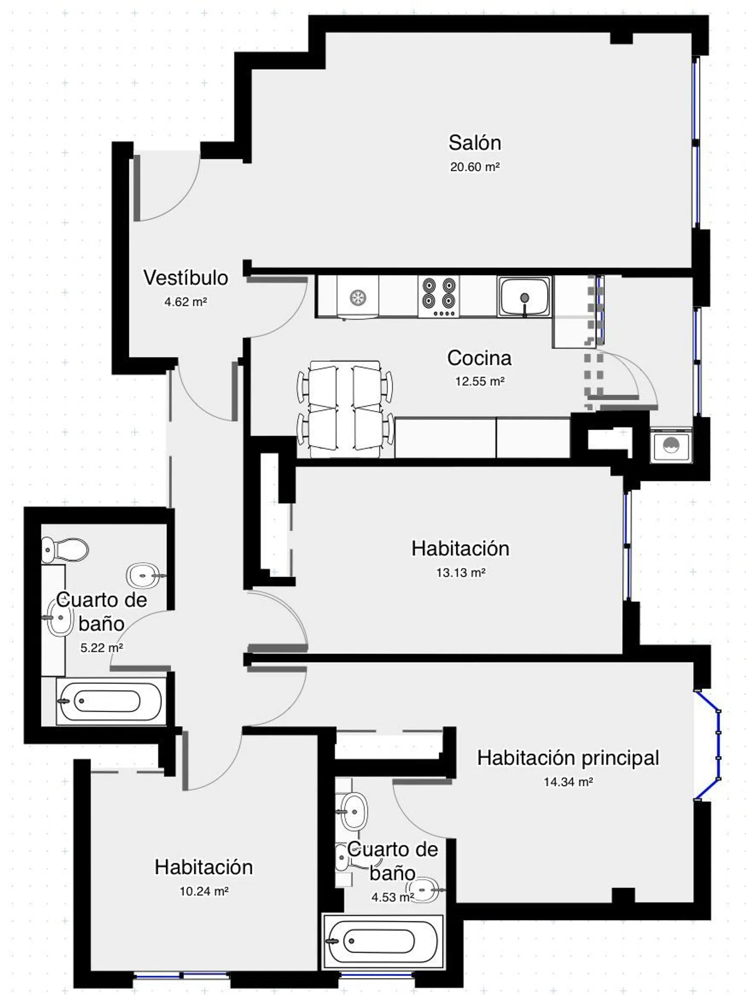 Piso en calle Enrique Mariñas Romero, 30 - Foto 29
