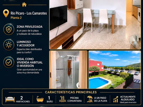 Estudio en Los Camarotes de Getares, 5, San García - La Juliana, San García - La Juliana - Foto 1