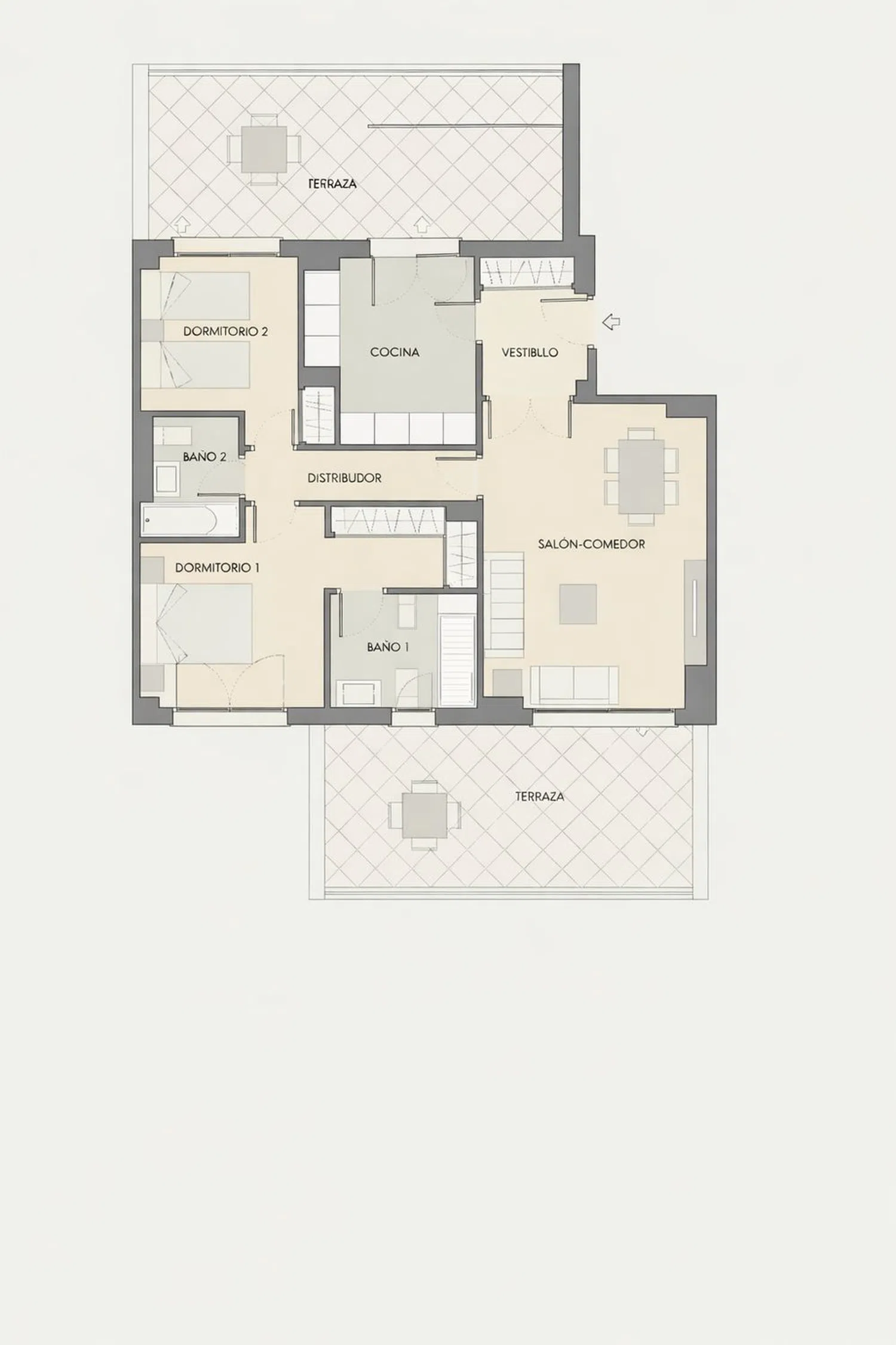 Ático en calle de Vilar de Donas, 9