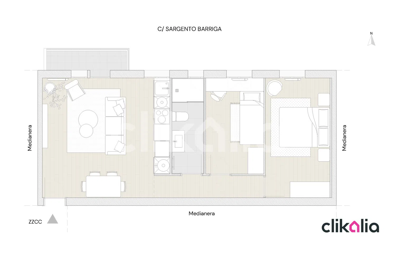 Piso en calle Sargento Barriga - Foto 14