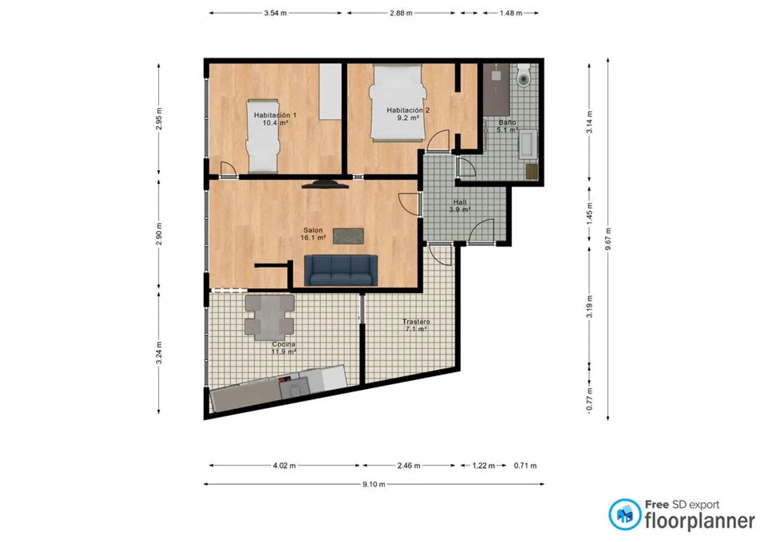 Piso en calle do Campo do Forno, 34 - Foto 18