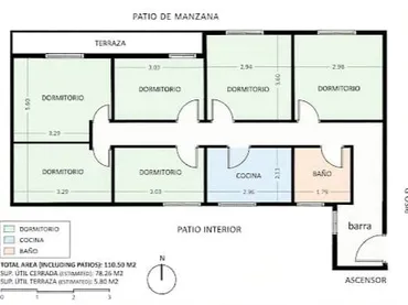 Piso en  Calle de la Ciudadela 8 - Foto 2