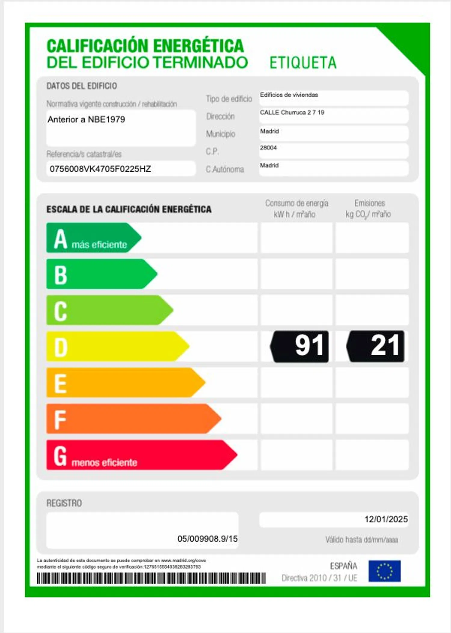 Estudio en calle de Churruca, 2 - Foto 34