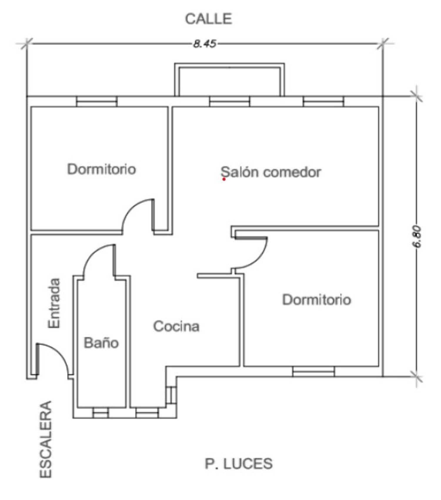 Piso en pasaje de San Lucas, 1