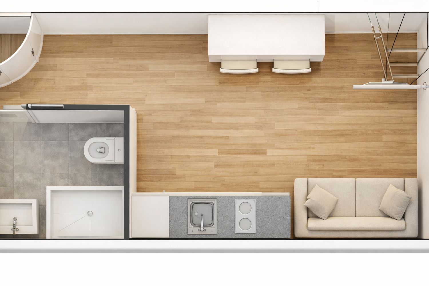 Estudio en calle Huerto de las Bombas, 12 - Foto 1