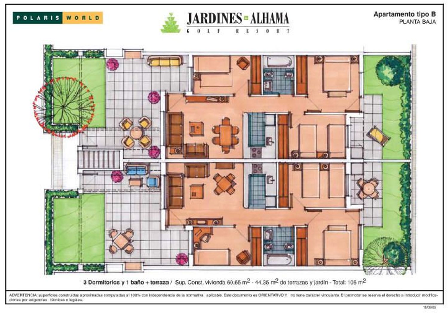 Piso en Condado de Alhama, Jardín , 3 Napto, Condado de Alhama, Condado de Alhama - Foto 16