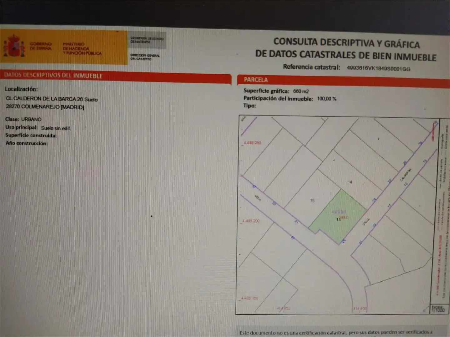Terreno Residencial en  Calle Calderón de la Barca 21 - Foto 4