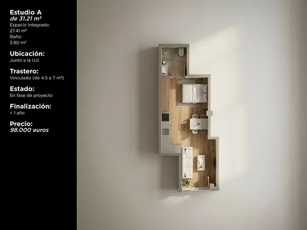 Estudio en Calle Botánico Cavanilles, 28, Zona Estación-Universidad - Foto 2