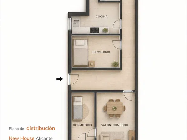 Piso en Calle Costera de la Fàbrica, 34, San Antón - Foto 19