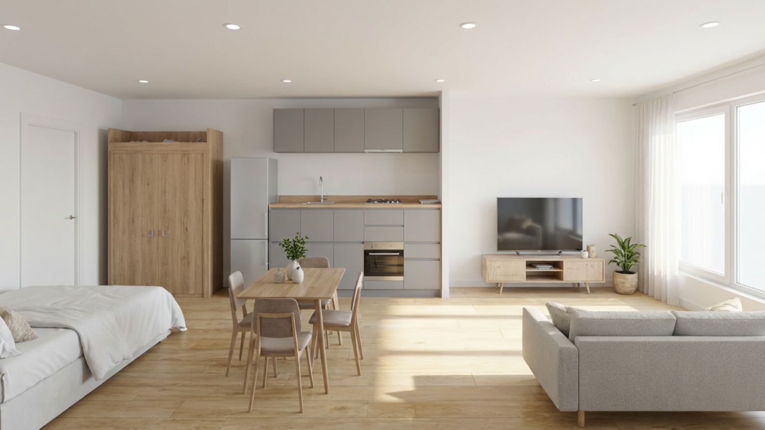 Estudio en Calle de Llucena, Zona Hospital-Plaza del Real - Foto 4