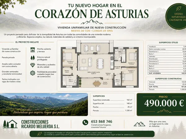 Casa o chalet independiente en Con, Cangas de Onís s/n - Foto 13