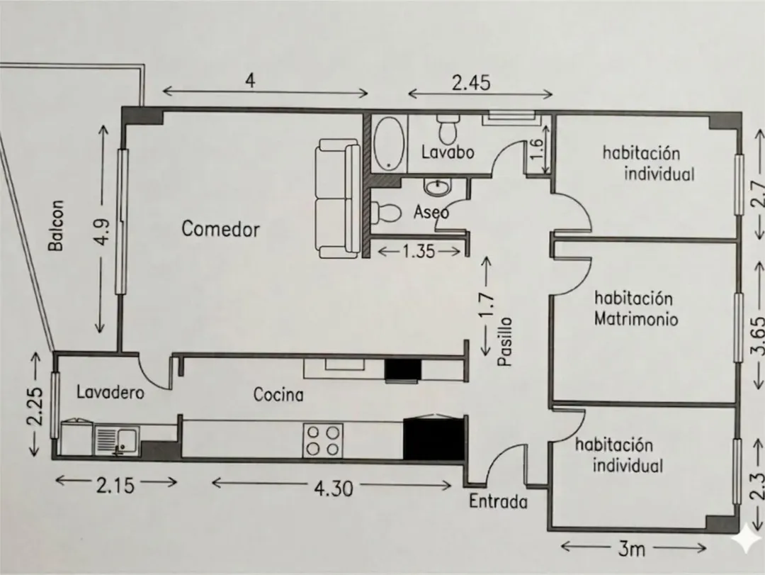 Piso en  Travessera de Montigalà 60 - Foto 12