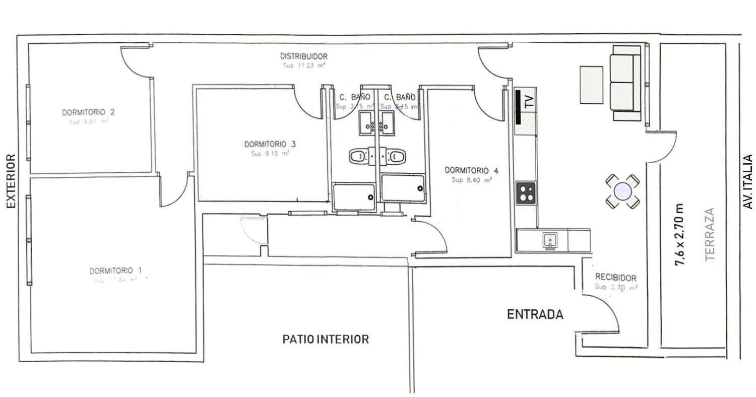 Ático en avenida de Italia, 54 - Foto 4