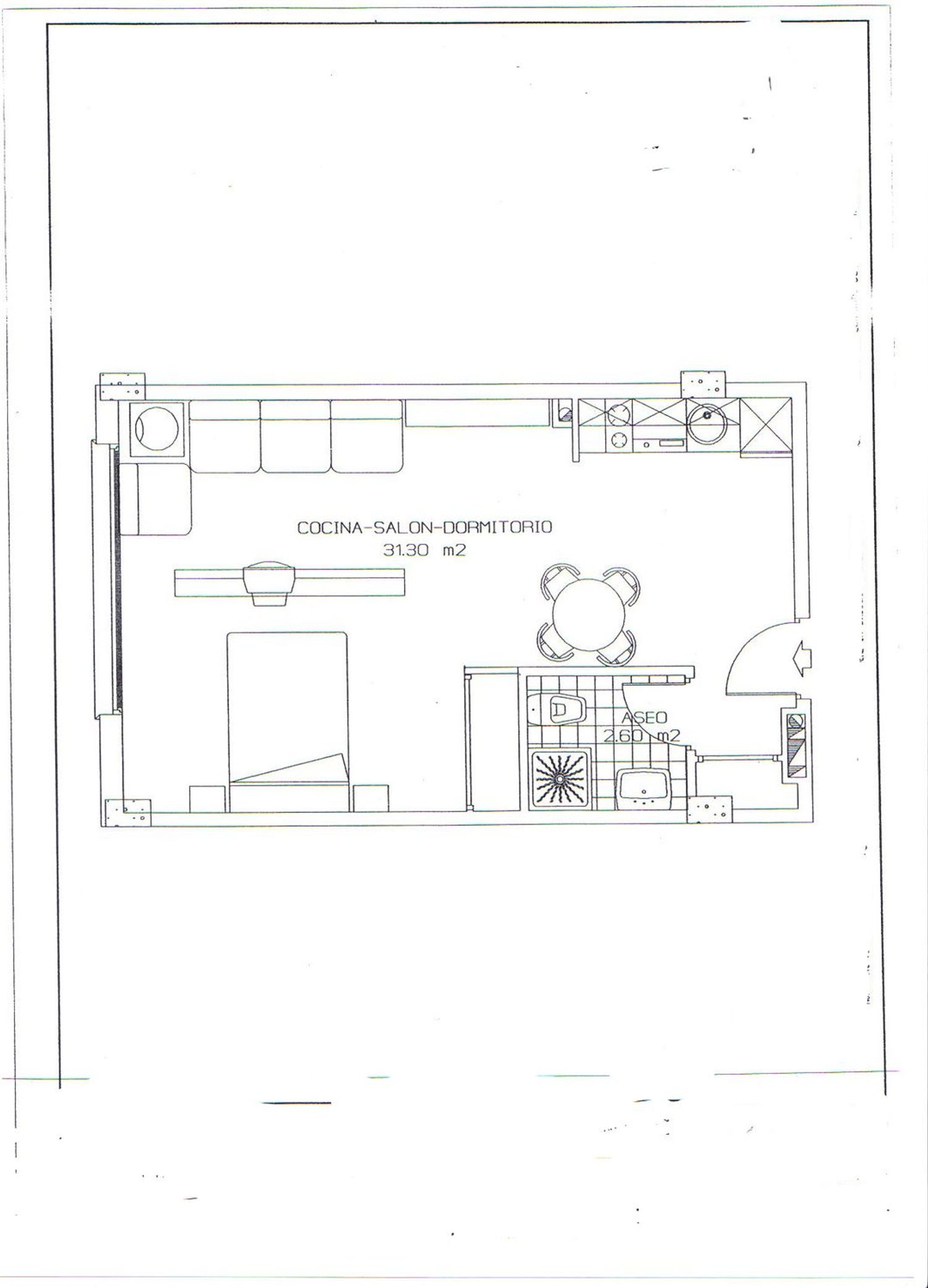 Estudio en Avenida Roma, 8, HUCA-La Cadellada - Foto 8
