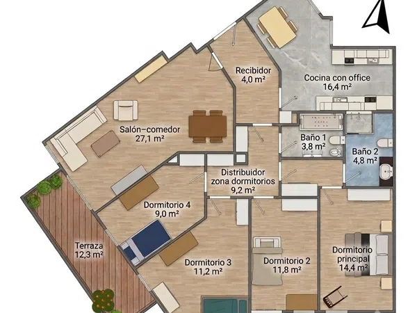 Piso en Sector Foresta, Tres Cantos, 17 - Foto 15