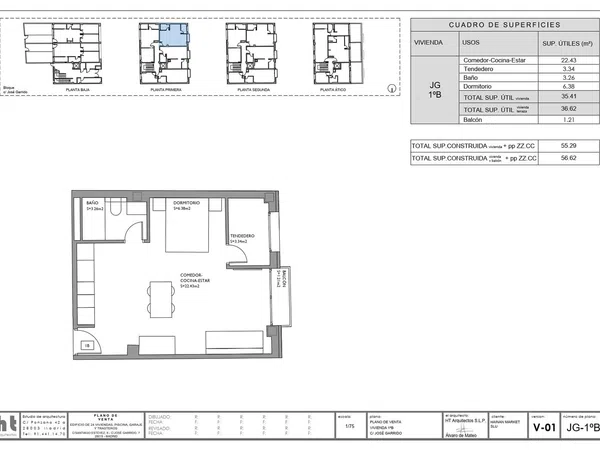 Estudio en Calle José Garrido, 7, San Isidro - Foto 29
