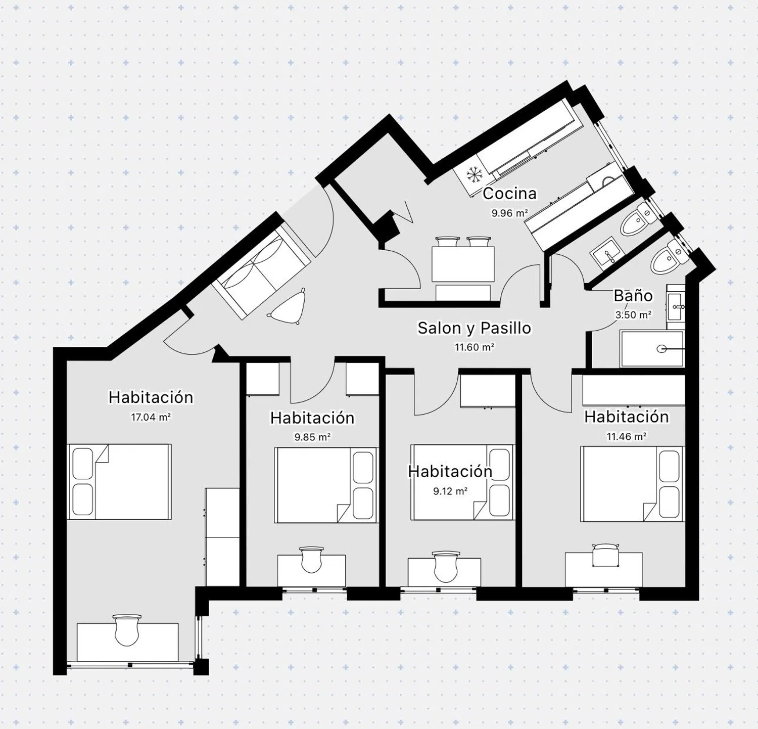 Piso en calle de los Hermanos Machado, 2 - Foto 2