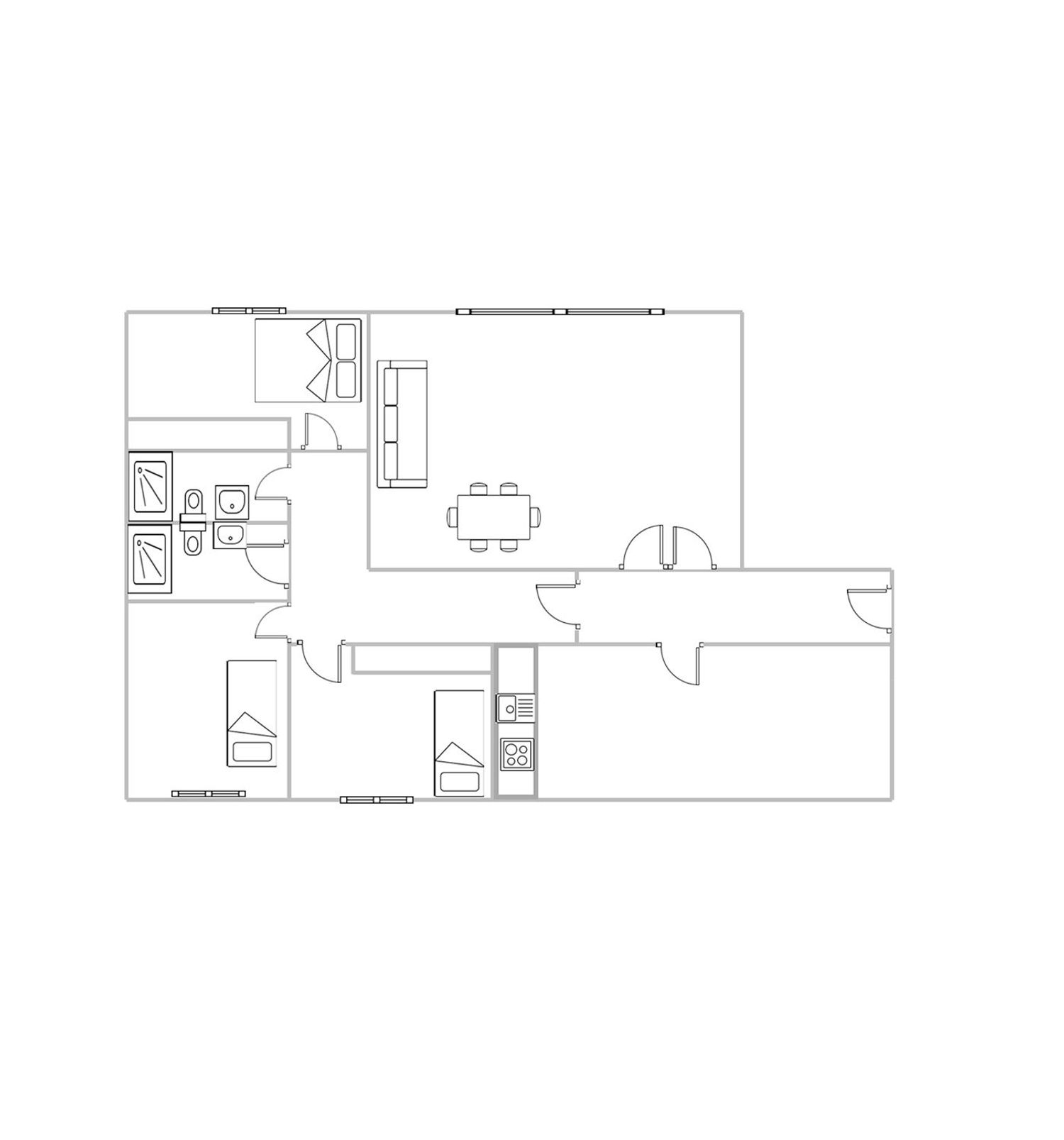 Piso en ronda de Capuchinos, 35