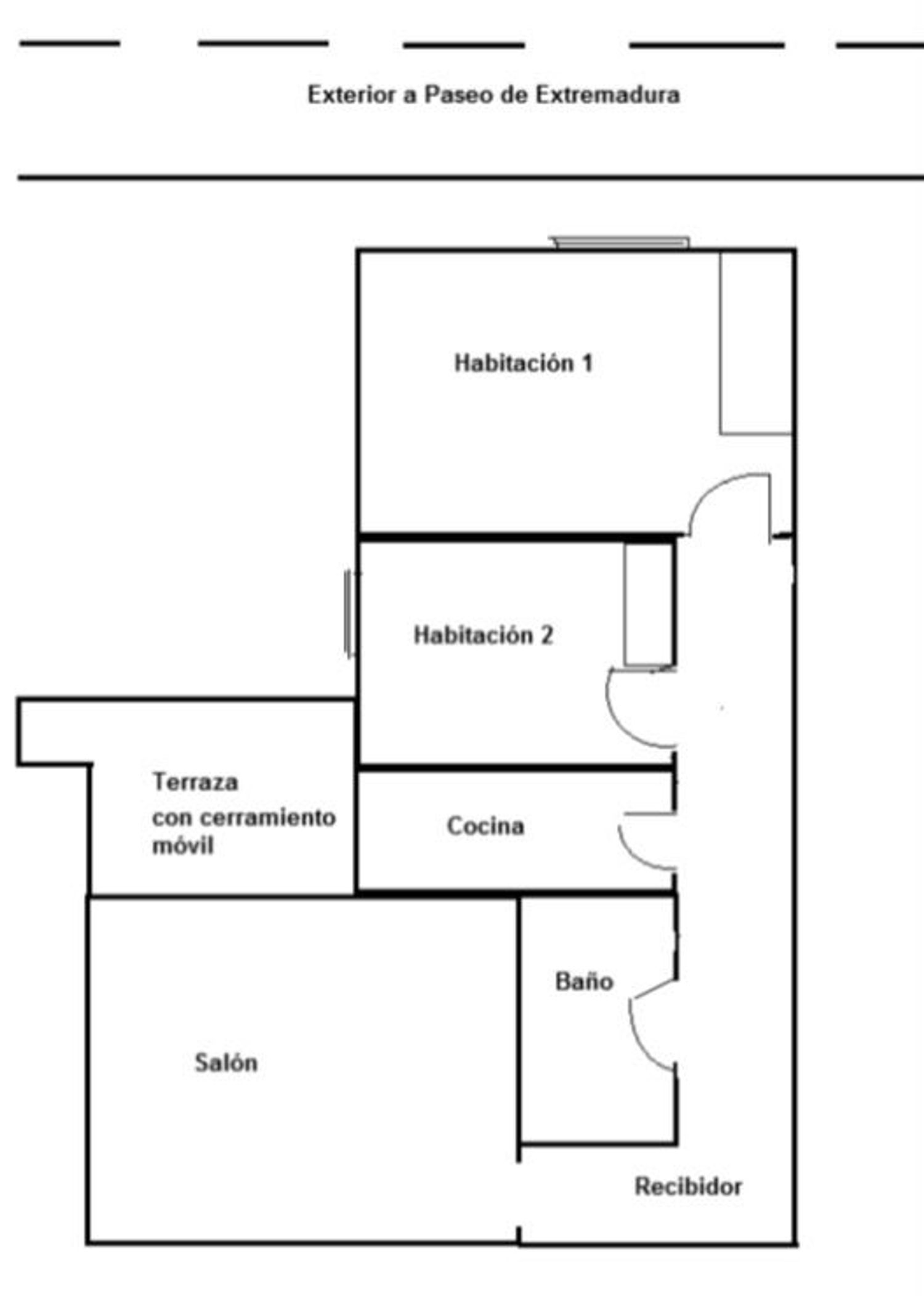 Piso en paseo de Extremadura, 101 - Foto 2