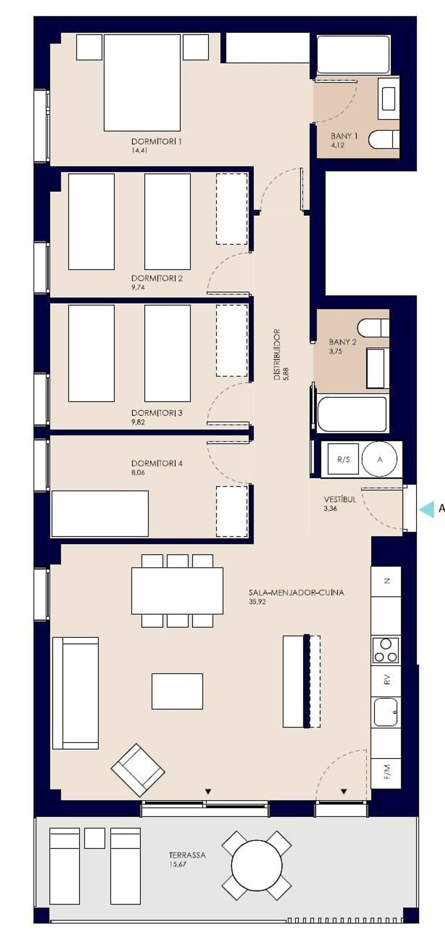 Piso en Calle Salvador Espriu, 29, Califòrnia-Santa Madrona, Califòrnia-Santa Madrona - Foto 18