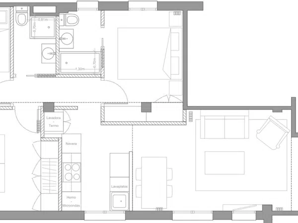 Piso en plaza del Biombo, 5