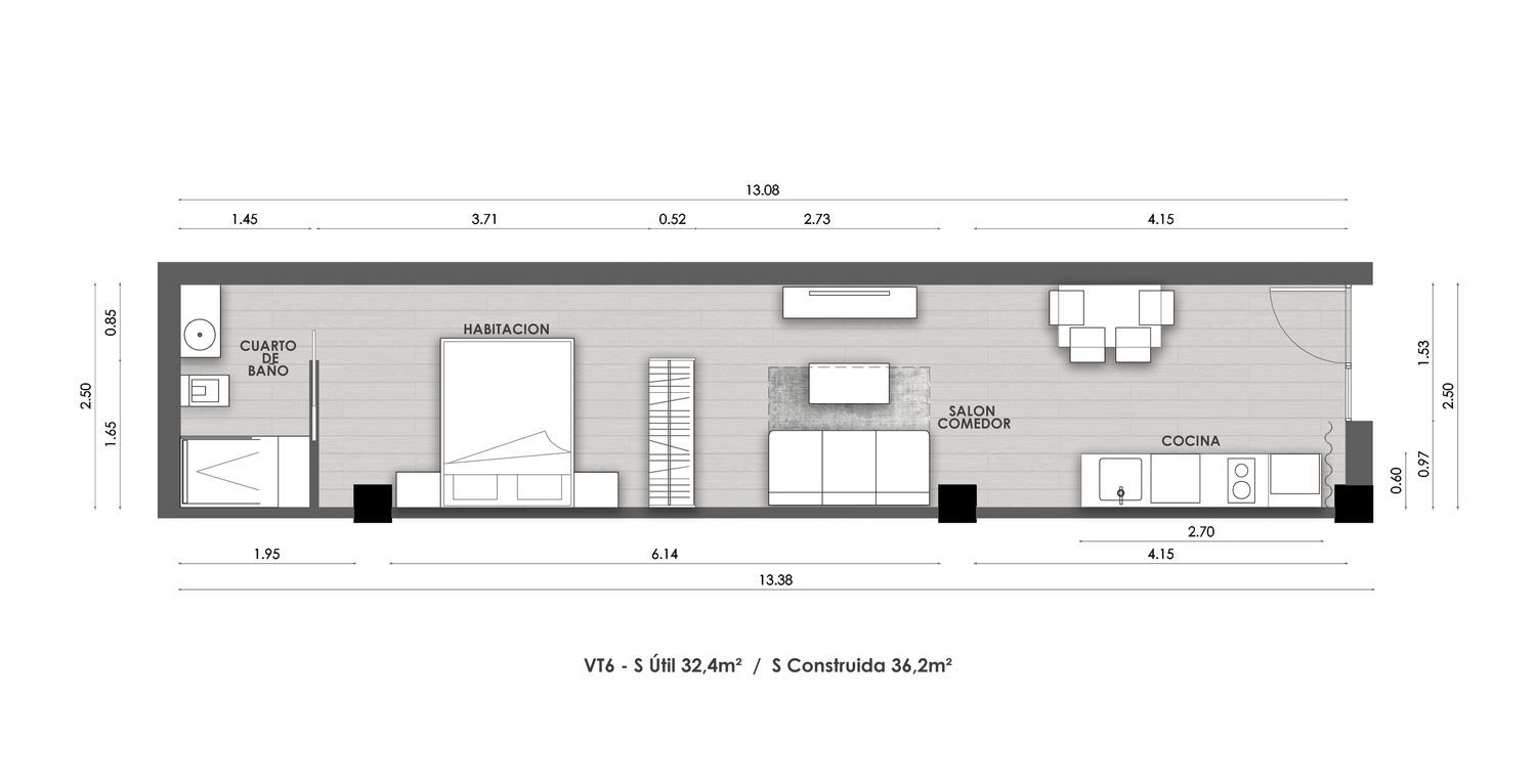 Estudio en calle de Jordi de Sant Jordi, 9 - Foto 15