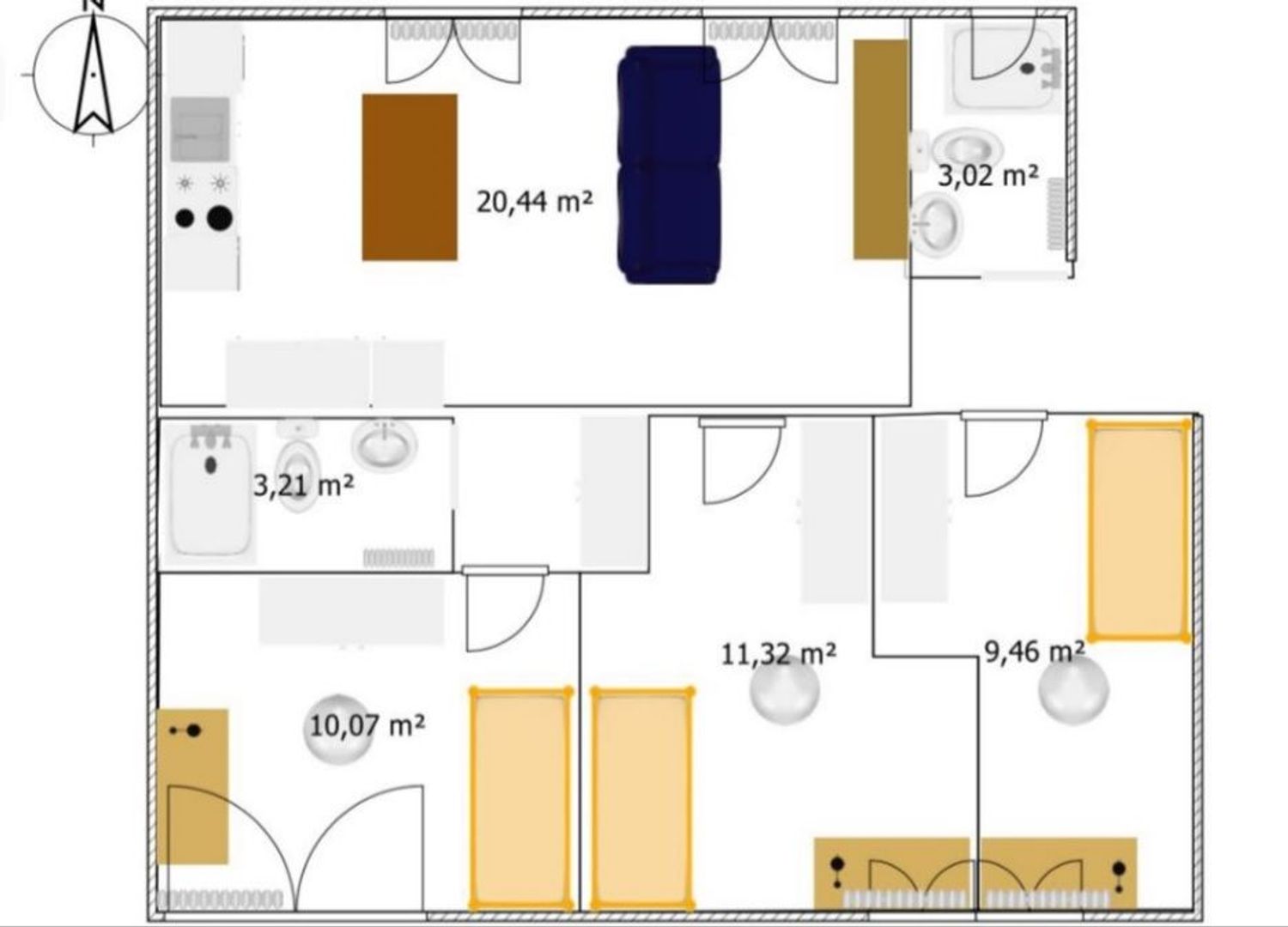 Piso en calle Armenteros, 23