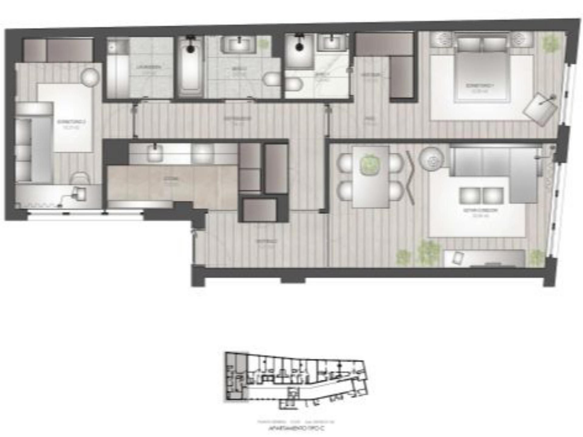 Piso en  Praza de Compostela 1 - Foto 2