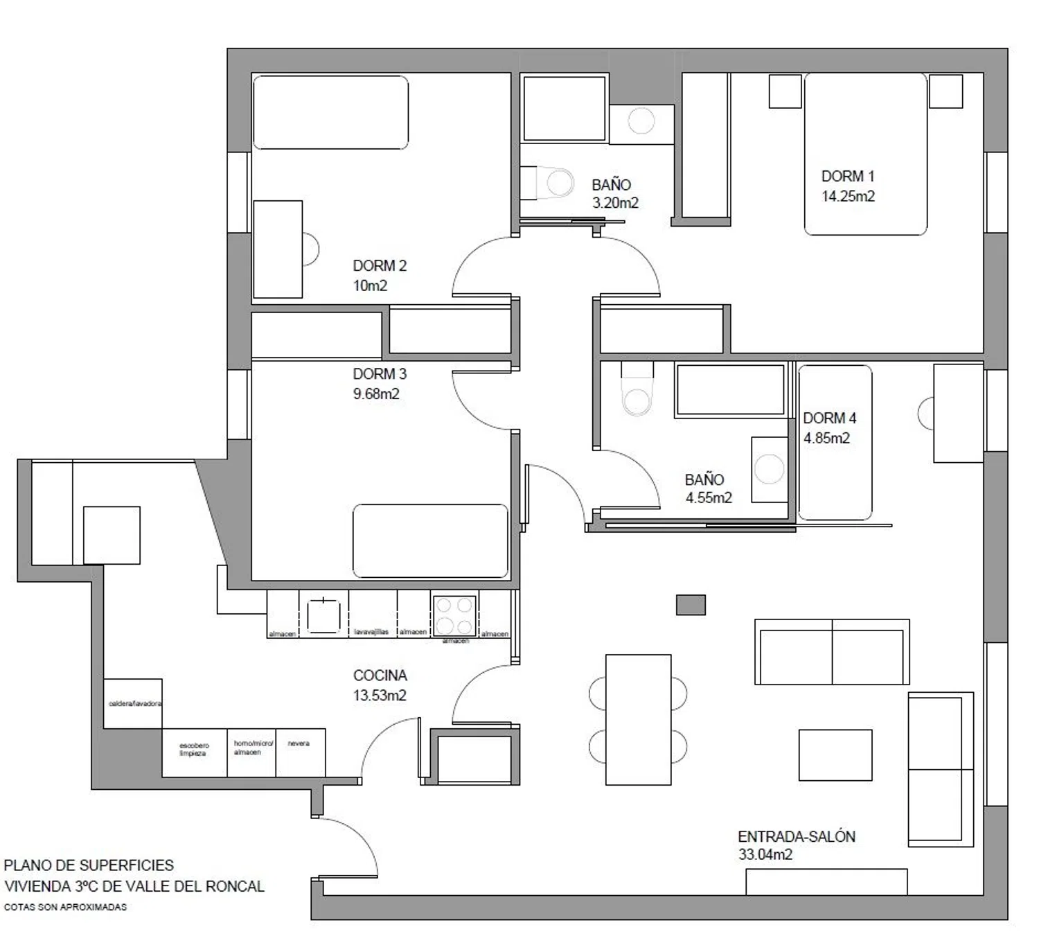 Piso en calle Valle del Roncal, 5 - Foto 2