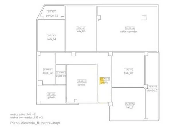 Piso en calle Ruperto Chapí, 43 - Foto 16