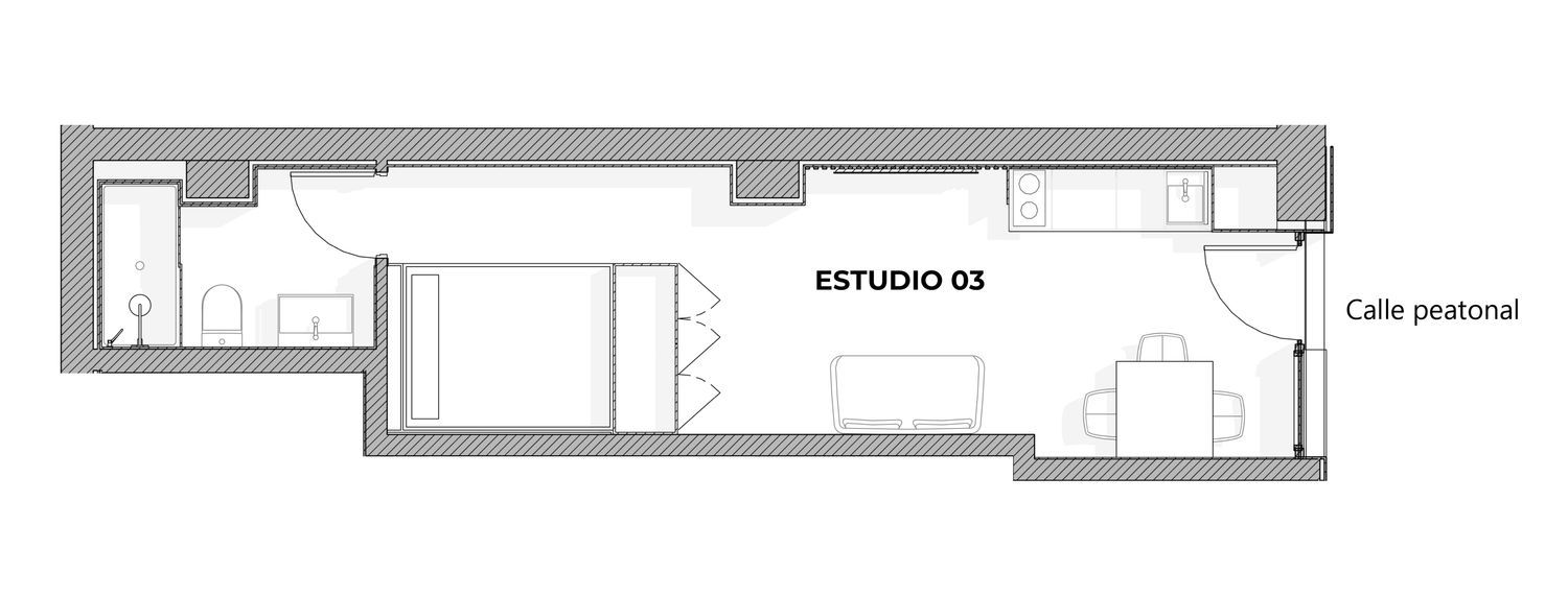 Estudio en Calle Major, 102 - Foto 7