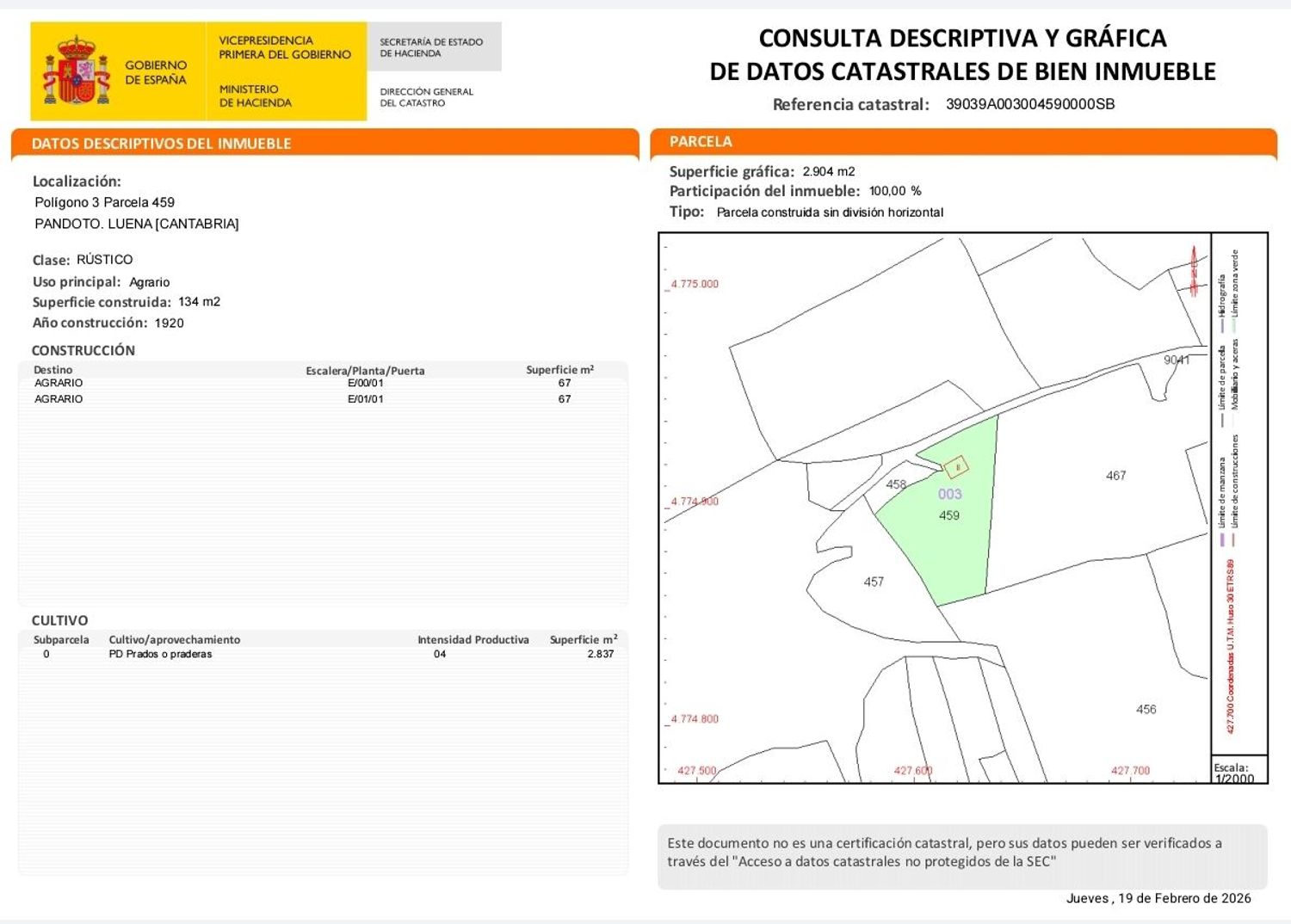 Casa rural en Pandoto s/n - Foto 14
