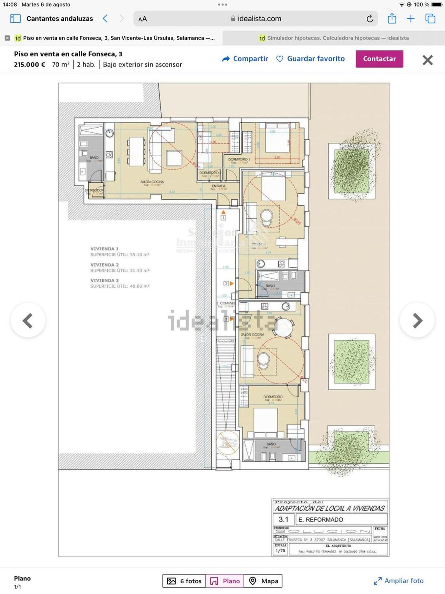 Estudio en Calle Fonseca, 3, San Vicente-Las Úrsulas, Salamanca - Foto 15