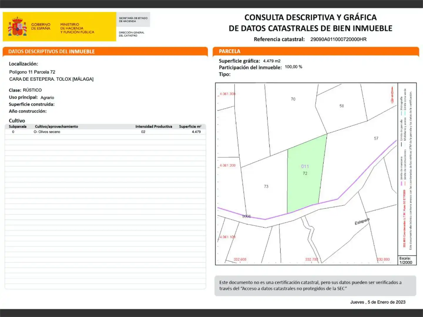 Terreno No Urbanizable en  Diseminado Diseminados 195 - Foto 4