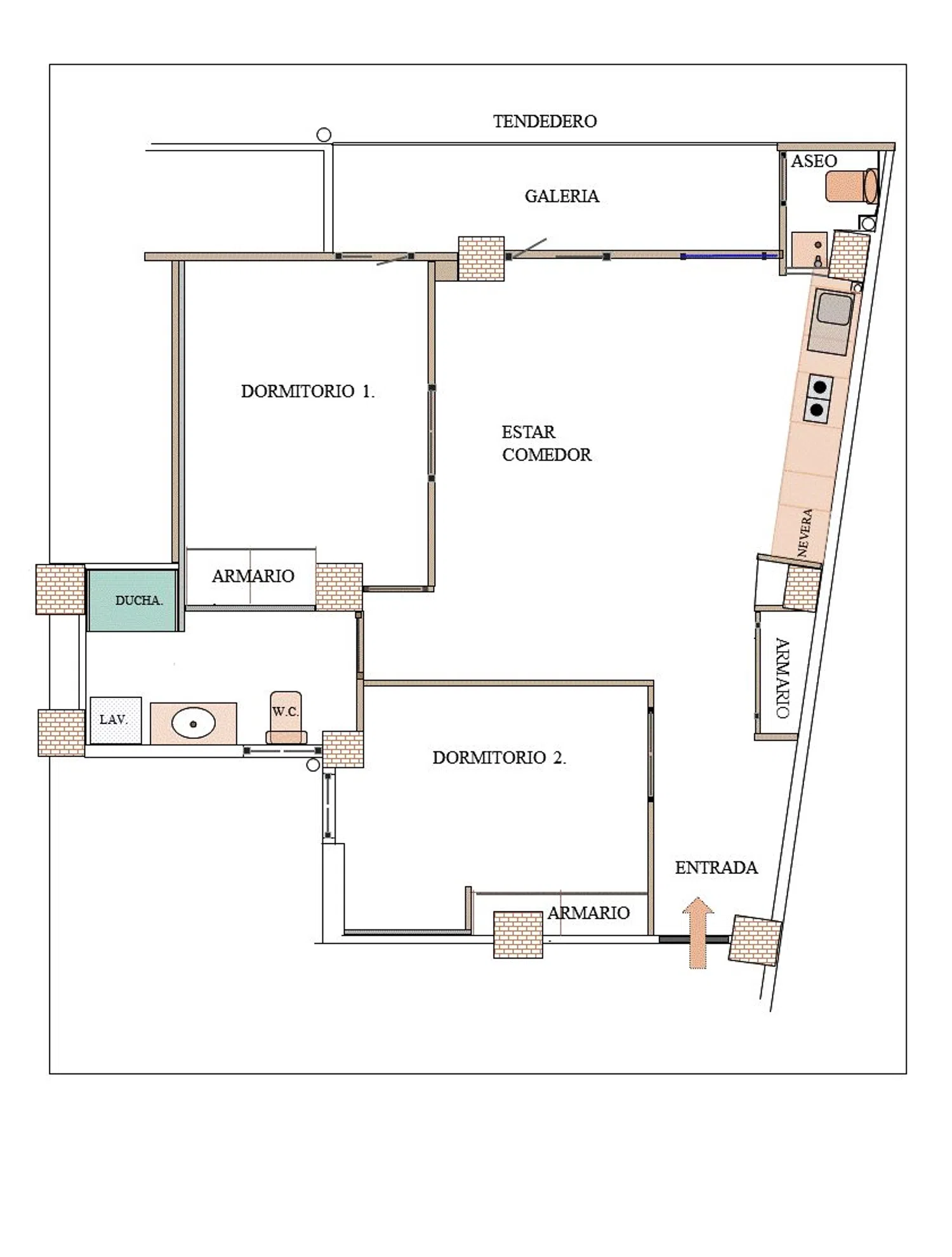 Piso en calle del Mestre Aguilar, 26 - Foto 2