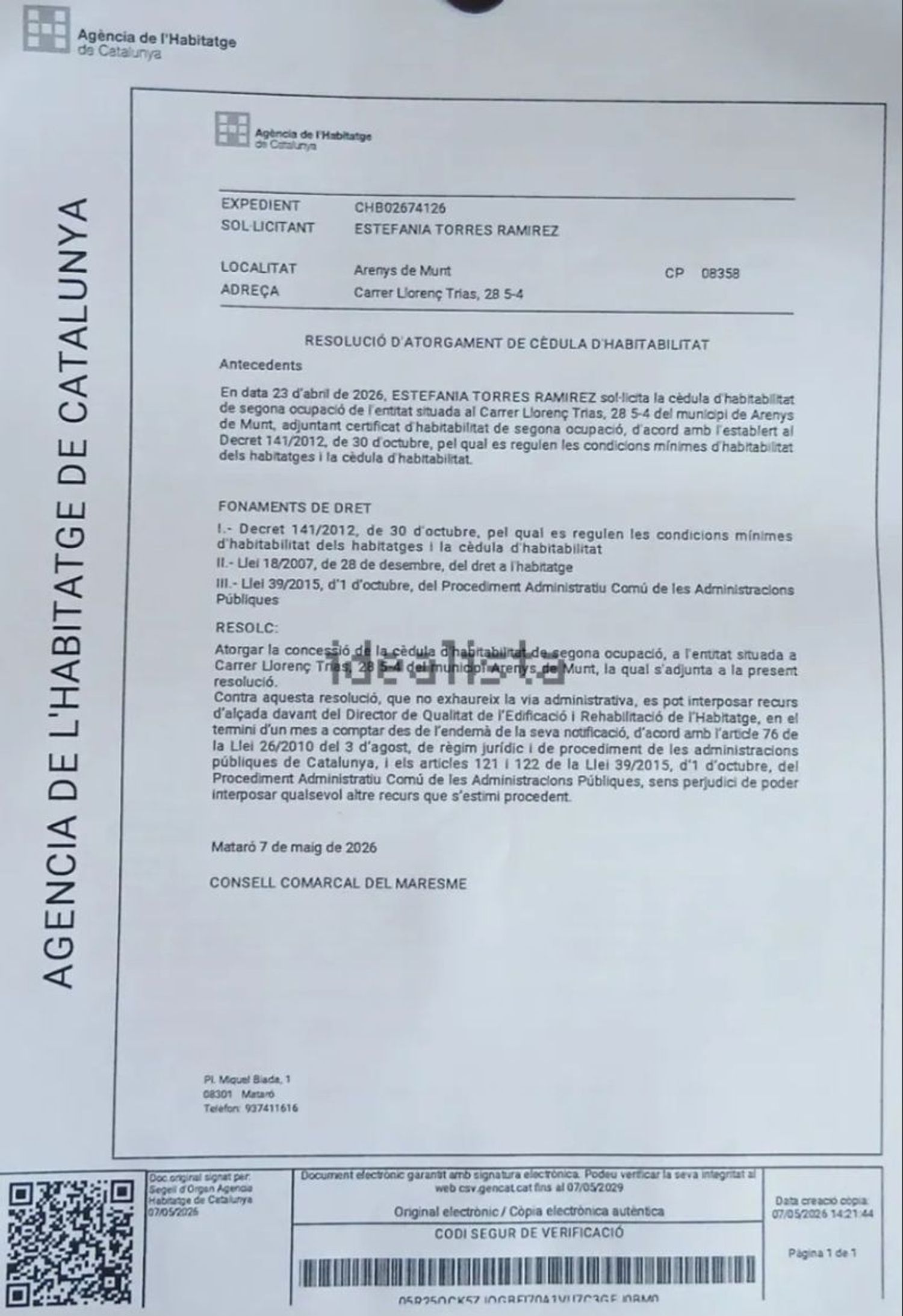 Piso en Urb. Arenys residencial, 28 - Foto 14