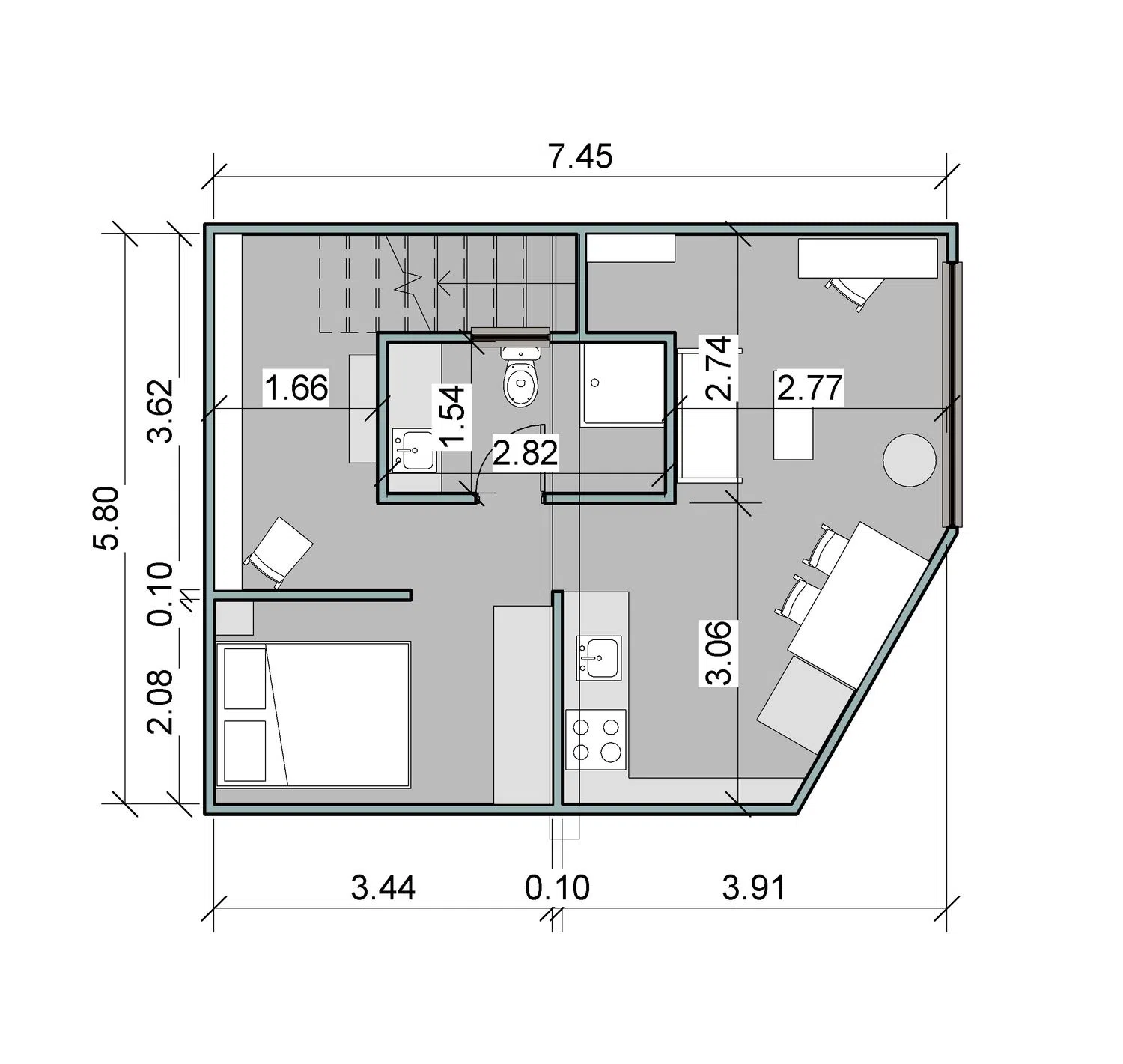 Estudio en calle de Juan de Urbieta, 48 - Foto 10