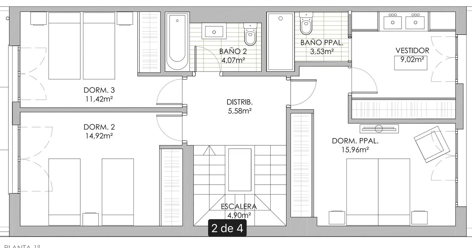 Chalet adosado en Barrio Palomas - Foto 8