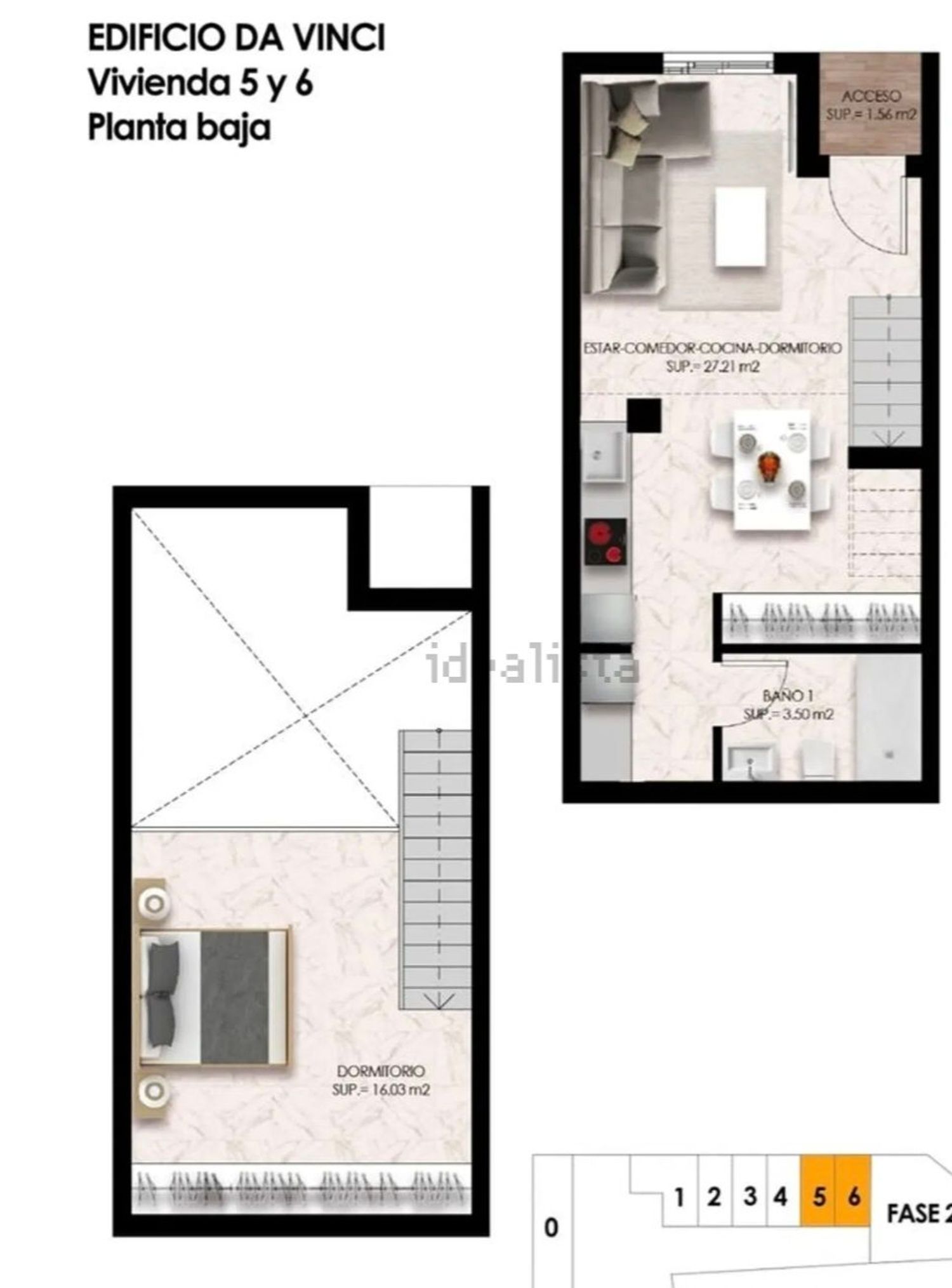 Estudio en Calle del Pare Manjón, 7, Campello Pueblo, Campello Pueblo - Foto 6