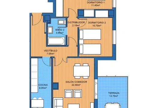 Piso en paseo El Castañar, 1 -7