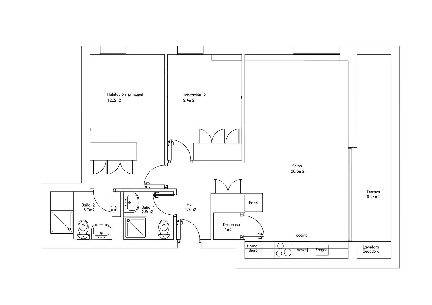 Piso en calle Teodoro Anasagasti y Algán, 2 /4 - Foto 21