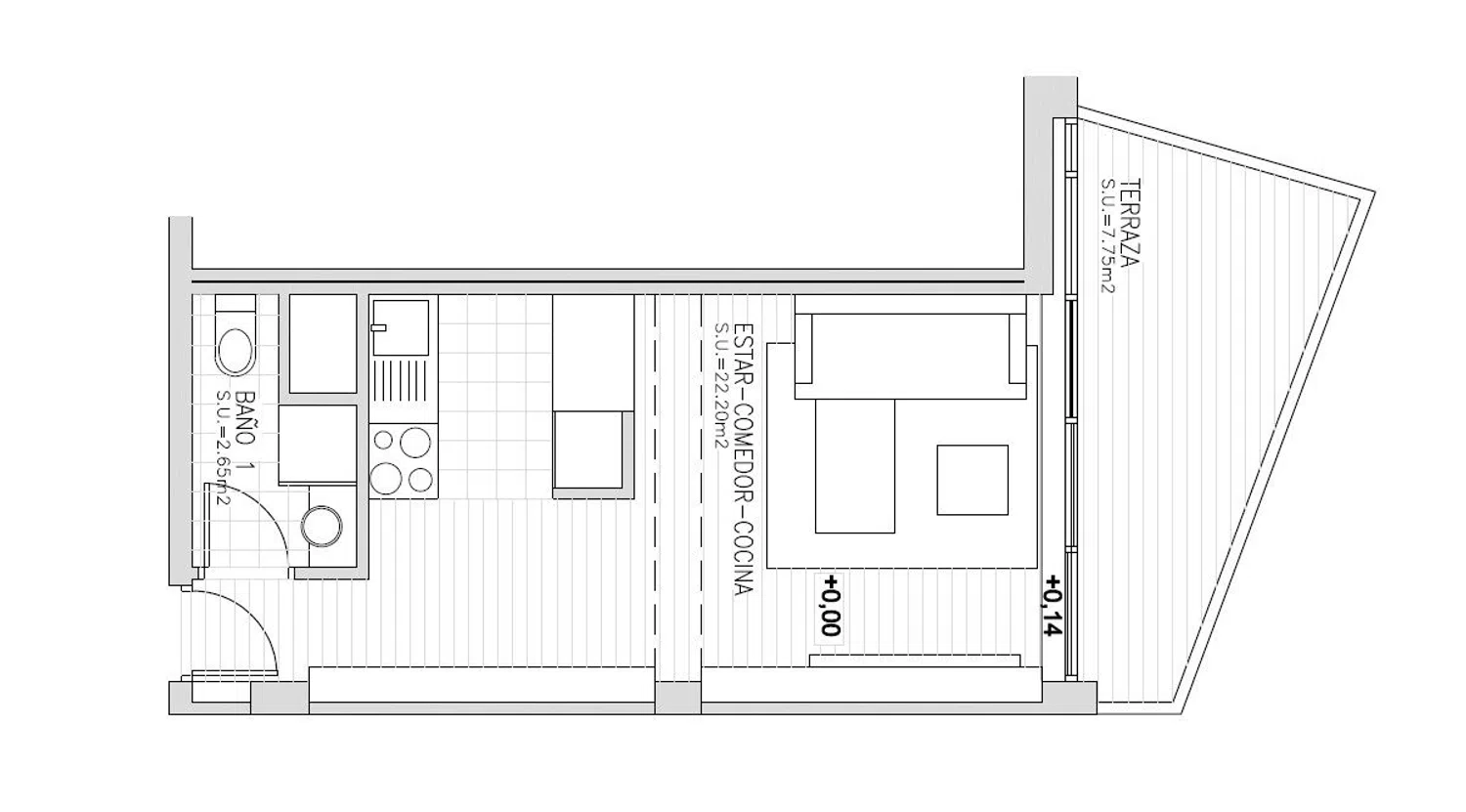 Estudio en avenida Linares Rivas, 51 - Foto 28