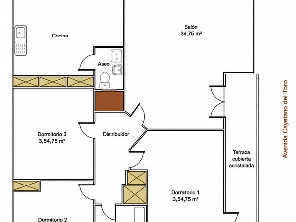 Piso en Avenida Cayetano del Toro, 19, Zona Laguna, Zona Laguna - Foto 9
