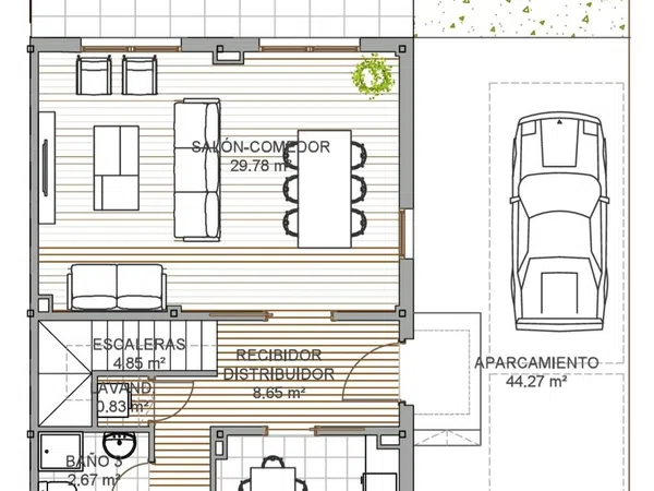 Chalet pareado en calle del Doctor Torres Feced, 16
