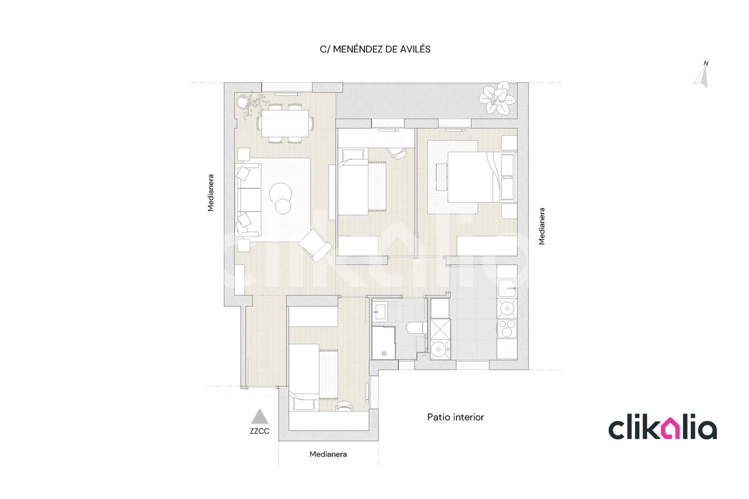 Piso en calle Menéndez de Avilés - Foto 17