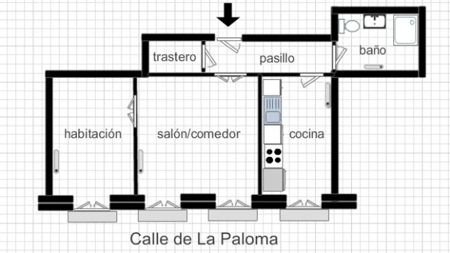 Piso en calle de Calatrava, 19 - Foto 1