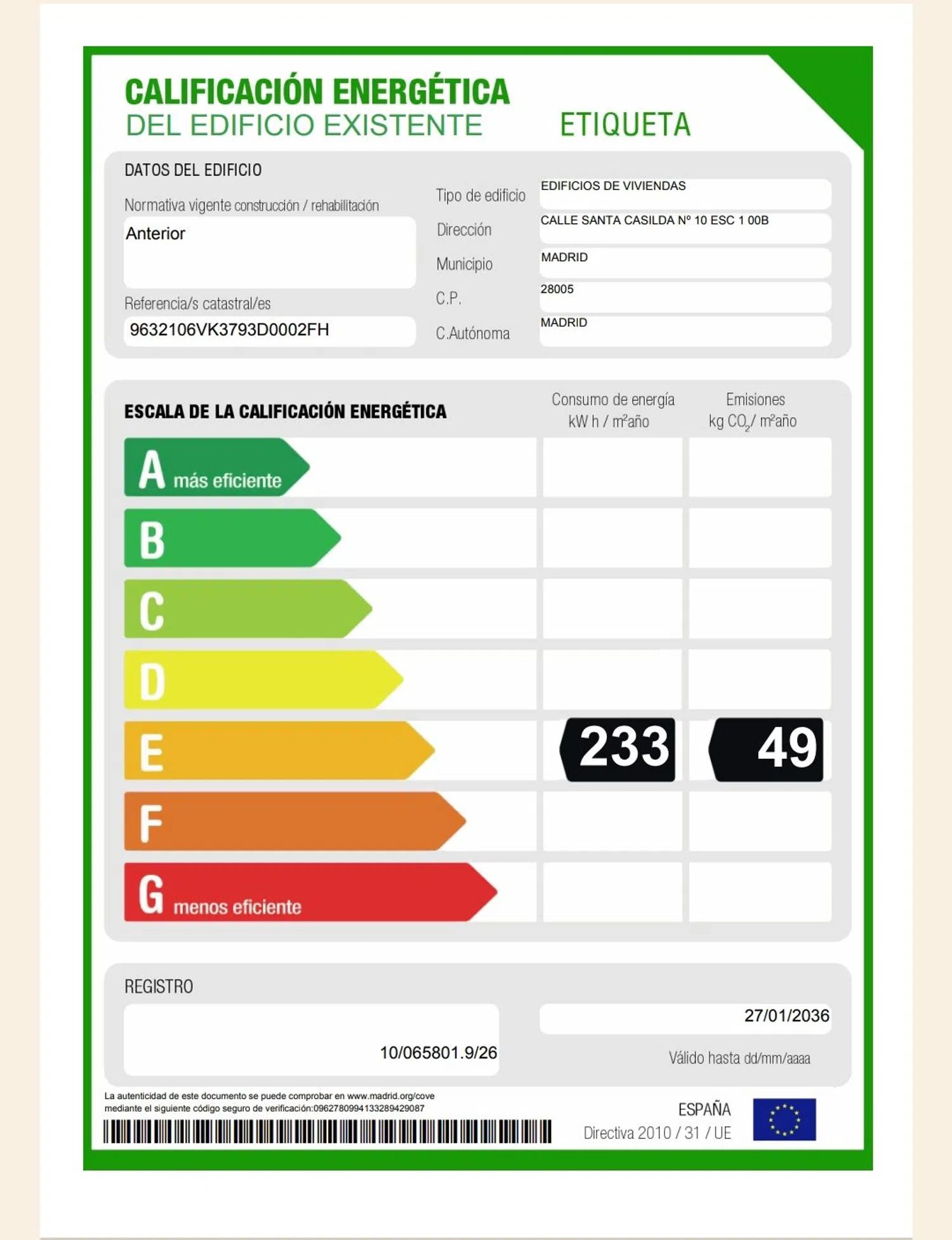 Piso en calle de Santa Casilda, 10