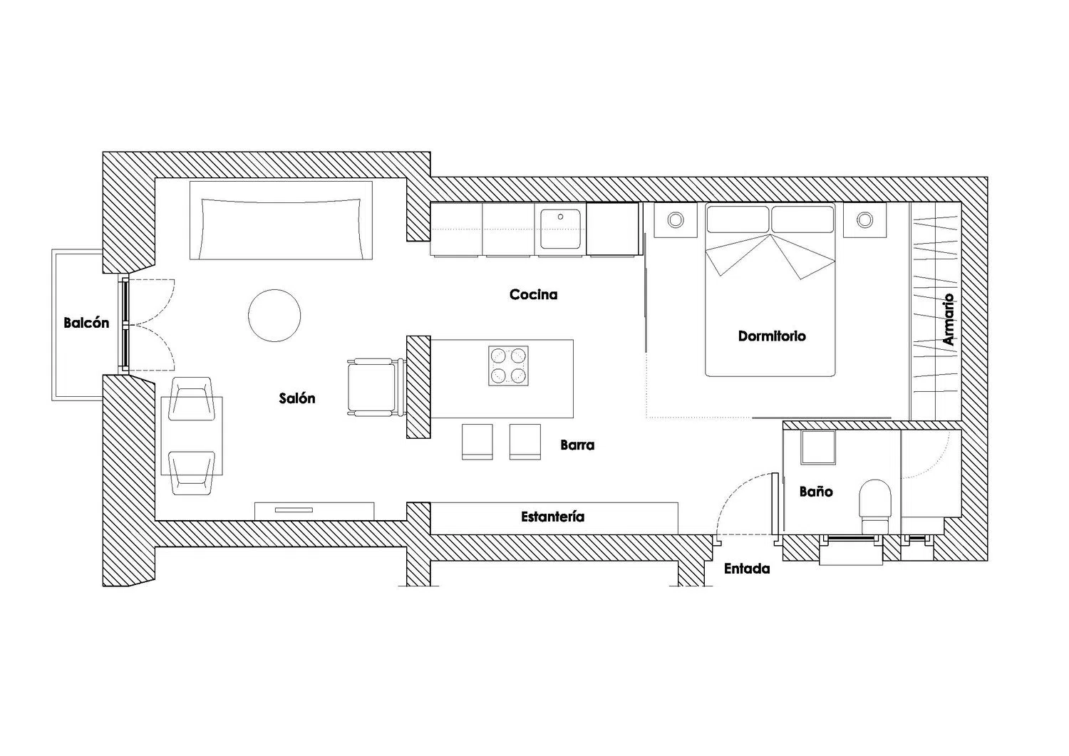 Estudio en calle del Sombrerete, 2 - Foto 22