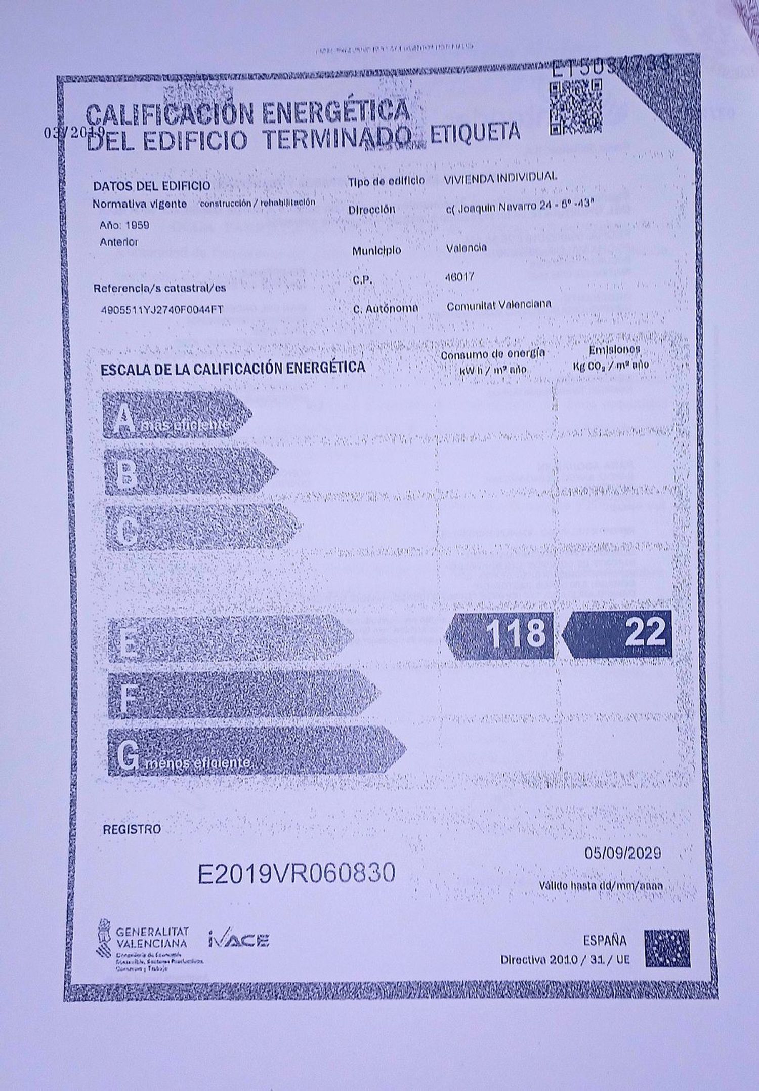 Piso en Joaquin Navarro, 24, L'Hort de Senabre - Foto 24