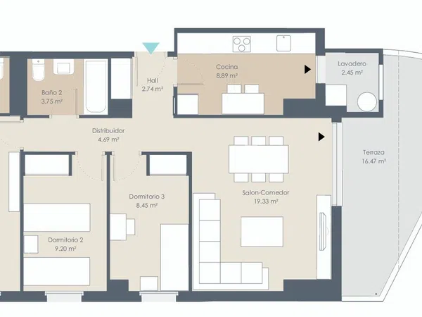 Piso en calle Juan Antonio Carrillo Salcedo, 4 - Foto 19